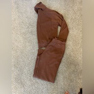 Cozy Brown Women's Jogger Set